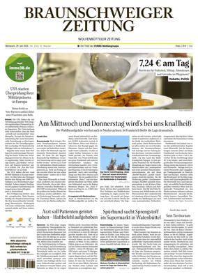 Cover of Braunschweiger Zeitung (Braunschweig)
