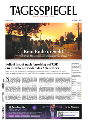 Cover of Der Tagesspiegel