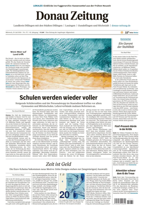 Cover of Donau Zeitung