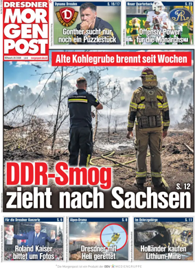Cover of Dresdner Morgenpost