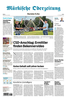 Cover of Markische Oderzeitung Bernau