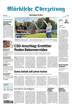 Cover of Markische Oderzeitung Eberswalde