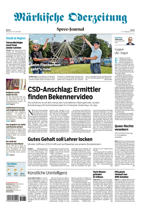 Cover of Markische Oderzeitung Erkner