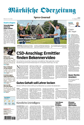 Cover of Markische Oderzeitung Spree-Journal