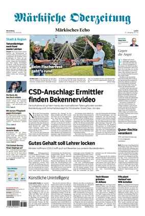 Cover of Markische Oderzeitung Strausberg