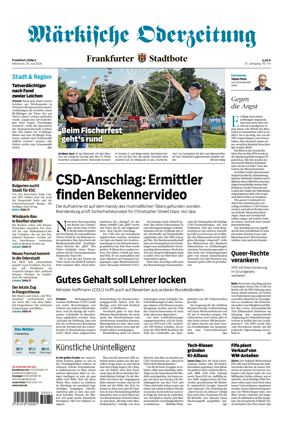 Cover of Markische Oderzeitung Frankfurt (Oder)