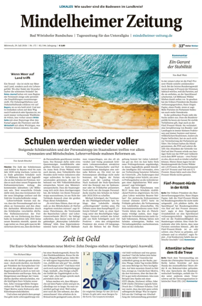 Cover of Mindelheimer Zeitung