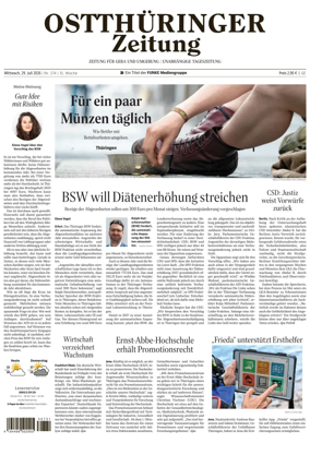 Cover of Ostthuringer Zeitung (Gera)