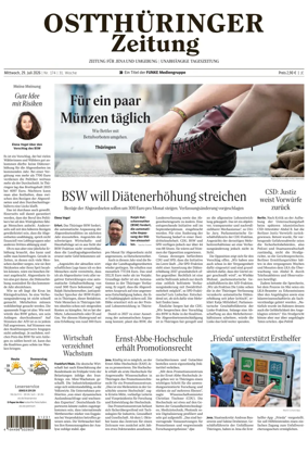 Cover of Ostthuringer Zeitung (Jena)