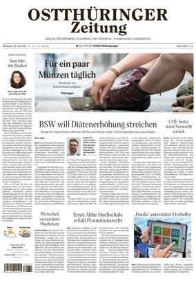 Cover of Ostthuringer Zeitung (Saale-Holzland-Kreis)