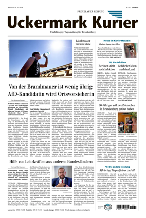 Cover of Prenzlauer Zeitung