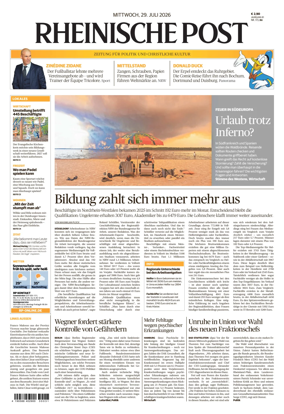 Cover of Rheinische Post Duisburg