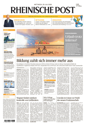 Cover of Rheinische Post Krefeld Kempen