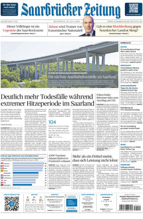 Cover of Saarbruecker Zeitung