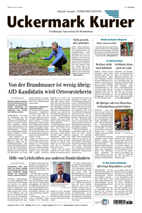 Cover of Templiner Zeitung