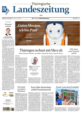 Cover of Thuringische Landeszeitung (Gera)