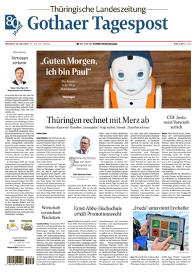 Cover of Thuringische Landeszeitung (Gotha)
