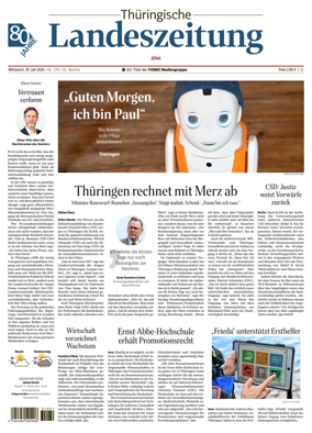 Cover of Thuringische Landeszeitung (Jena)