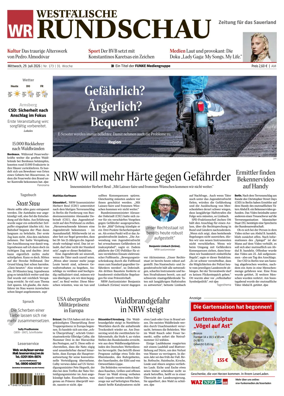 Cover of Westfalische Rundschau (Arnsberg)