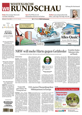 Cover of Westfalische Rundschau (Dortmund-Sud II)