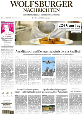 Cover of Wolfsburger Nachrichten (Wolfsburg-Gifhorn)