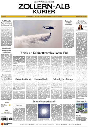 Cover of Zollern-Alb-Kurier (Balingen)