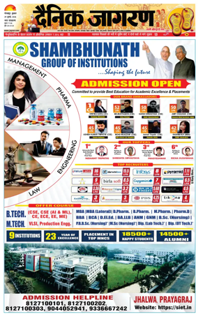 Cover of Dainik Jagran - Gorakhpur