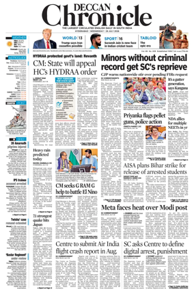 Cover of Deccan Chronicle