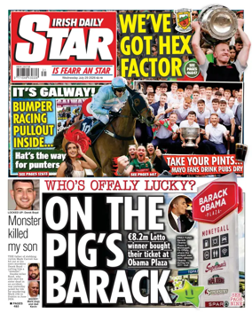 Cover of Irish Daily Star