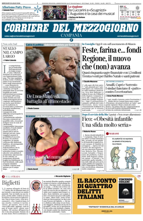 Cover of Corriere del Mezzogiorno (Campania)