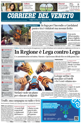 Cover of Corriere del Veneto (Treviso e Belluno)