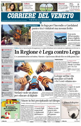 Cover of Corriere del Veneto (Vicenza e Bassano)