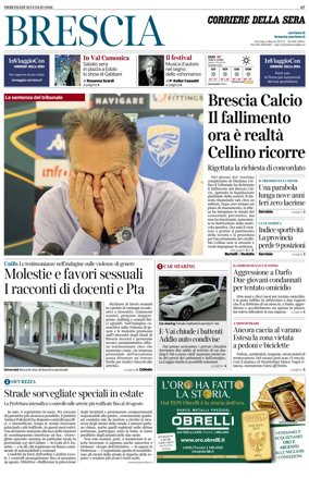 Cover of Corriere della Sera (Brescia)