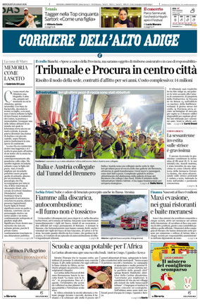 Cover of Corriere dell'Alto Adige
