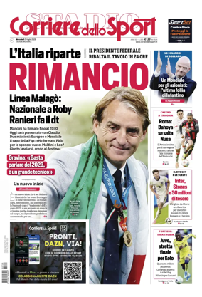 Cover of Corriere dello Sport