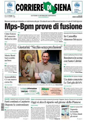Cover of Corriere di Siena