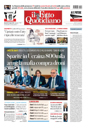 Cover of Il Fatto Quotidiano