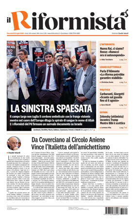 Cover of Il Riformista (Italy)
