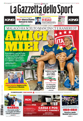 Cover of La Gazzetta dello Sport - Roma