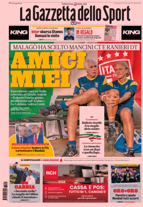 Cover of La Gazzetta dello Sport