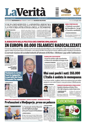 Cover of La Verita (Italia)