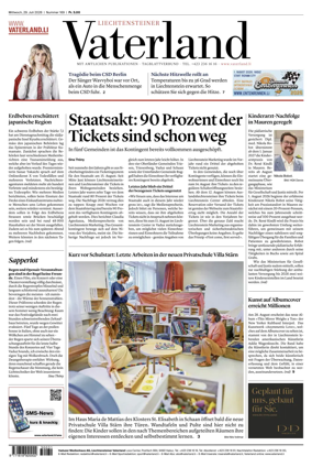 Cover of Liechtensteiner Vaterland