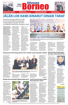 Cover of Utusan Borneo (Sabah)
