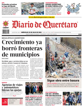Cover of Diario de Queretaro