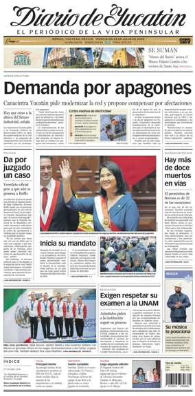 Cover of Diario de Yucatan