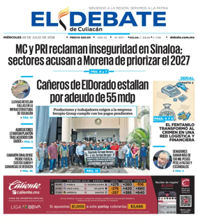 Cover of El Debate de Culiacan
