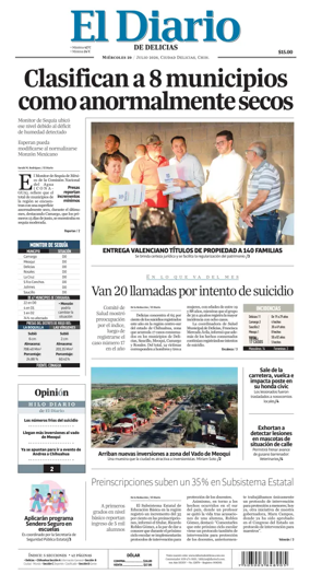 Cover of El Diario de Delicias
