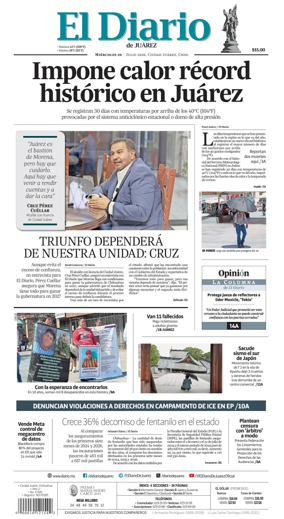Cover of El Diario de Juarez