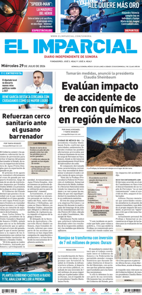 Cover of El Imparcial