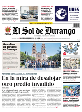 Cover of El Sol de Durango